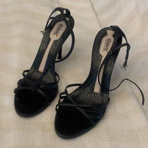 Carlos by Carlos Santana Black Strappy Heels